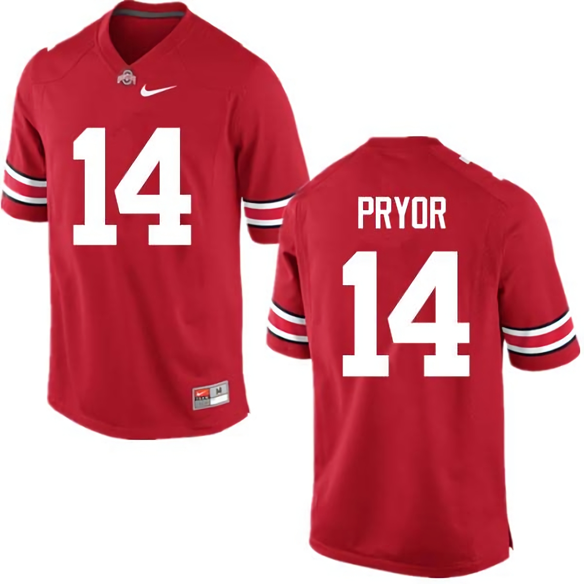 Isaiah Pryor Ohio State Buckeyes Men's NCAA #14 Nike Red College Stitched Football Jersey DAY7156KU